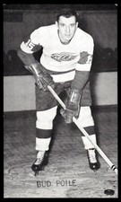 1950-60 Don Bud Poile Hockey Red Wings J.D. McCarthy Postcard *PC420