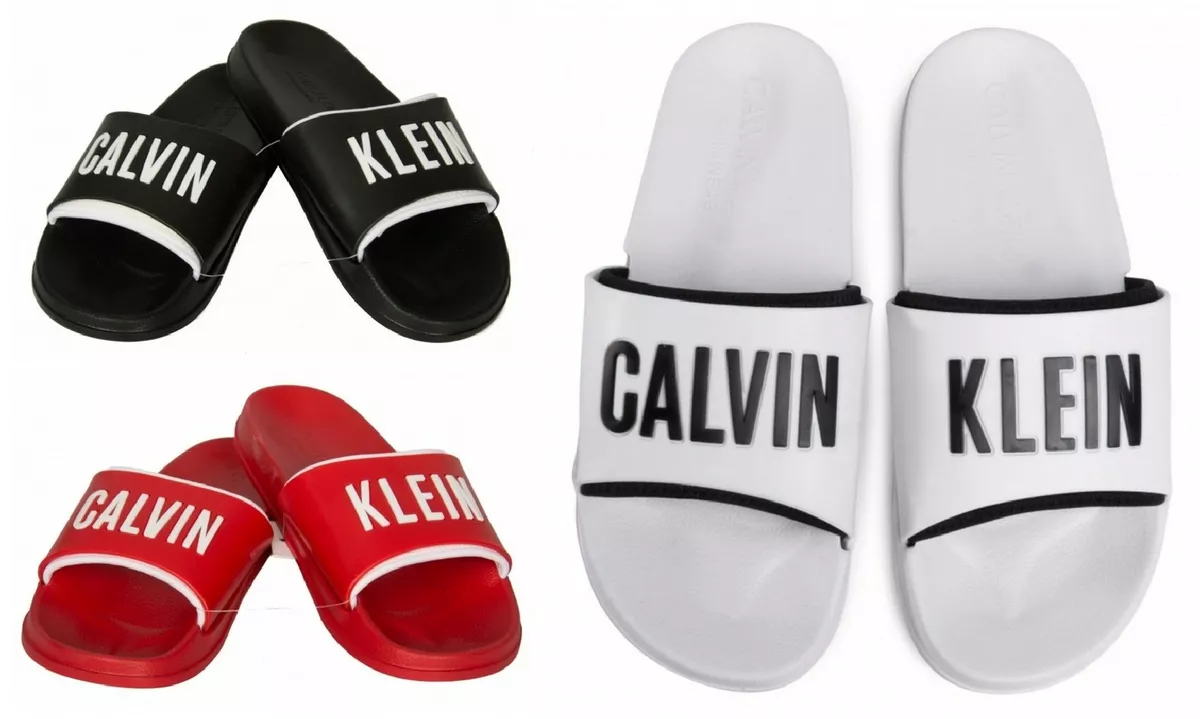 SG men s sea or pool swimwear slippers CK CALVIN KLEIN item KM0KM
