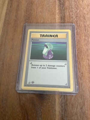 1999 Pokemon Base Set Potion Trainer 1st Edition 94/102 | eBay