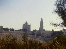 8mm Film Jerusalem 1960s Home Movie Israel Wailing Wall Village Sightseeing