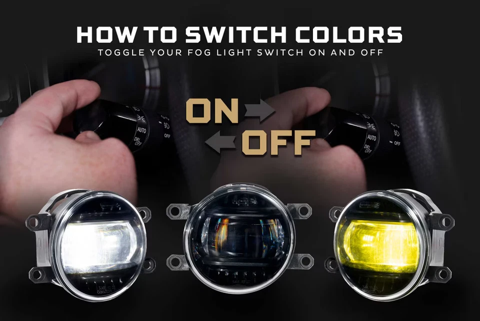 Luces antiniebla LED blancas/amarillas Morimoto XB Evo+ para 11-17 Lexus CT200H (LF093) Foto 4 de 4