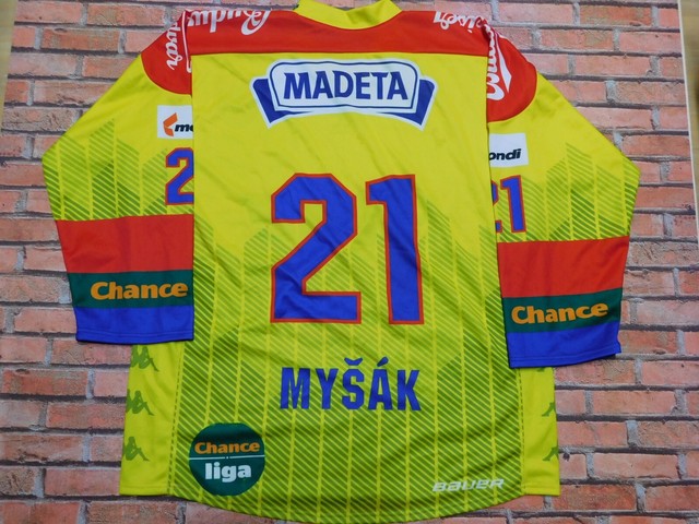 Shirt Ice Hockey Ice Sport Motor Ceske Budejovice Mysak 21 Size L Shirt Ice Hockey Ice Sport Motor Ceske Budejovice Mysak 21 Size L