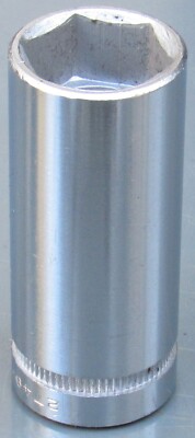 INDESTRO SUPER, DEEP SOCKET, 3/8'' DRIVE, 6 POINT, 7/8'' SAE, #2749H