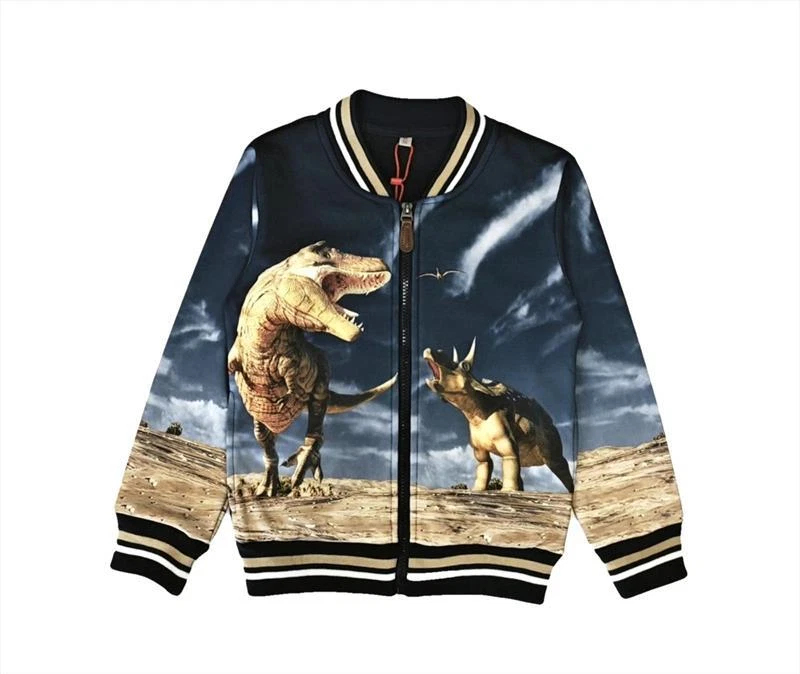 SQUARED&CUBED S & C College Sweatjacke Dino dunkelblau H350