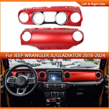 FOR 2018-2024 JEEP WRANGLER JL GLADIATOR  DOOR RUBICON DASH TRIM PANEL STRIP