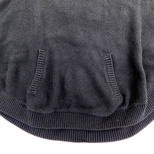 Womans L Poncho Shaw Cape LRL Lauren Jeans Co Black Gold Buttons Hand Pockets - Picture 10 of 14