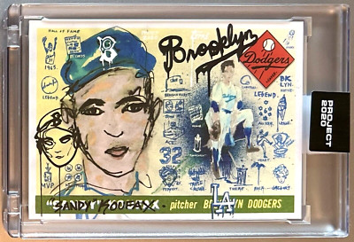 TOPPS PROJECT 2020 #274 SANDY KOUFAX HOF by GREGORY SIFF 1955 DODGERS FREE SHIP
