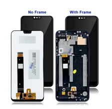 For Nokia 7.1 LCD Display Touch Screen Digitizer Assembly Replacment + Frame