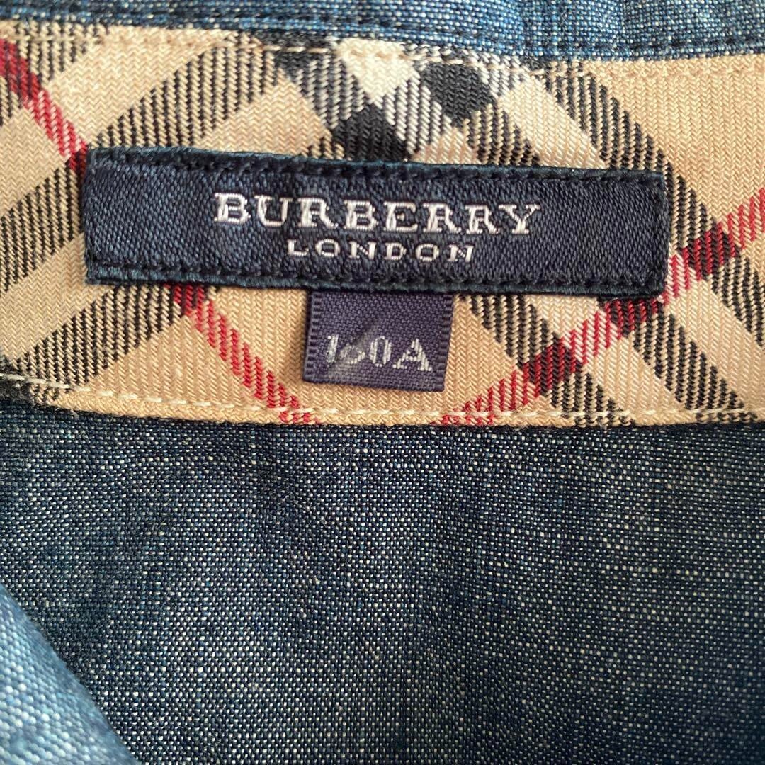 美品✨【BURBERRY LONDON】デニムジャケット☆160A BURBERRY LONDON DenimJacket&Skirt 160A