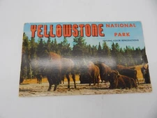Vintage 1957 Picturamic Color Reproduction of Yellowstone Postcard Booklet