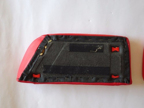 PORSCHE 996 C2 4 996 TURBO S REAR SEAT CENTER SET'S CUSHION CUSTOM CAN RED R - Picture 6 of 11