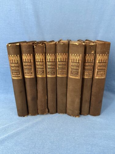 Antique Barnes Notes On The New Testament Bible 1865 Printing Lot of 8 Harper - Imagen 2 de 19