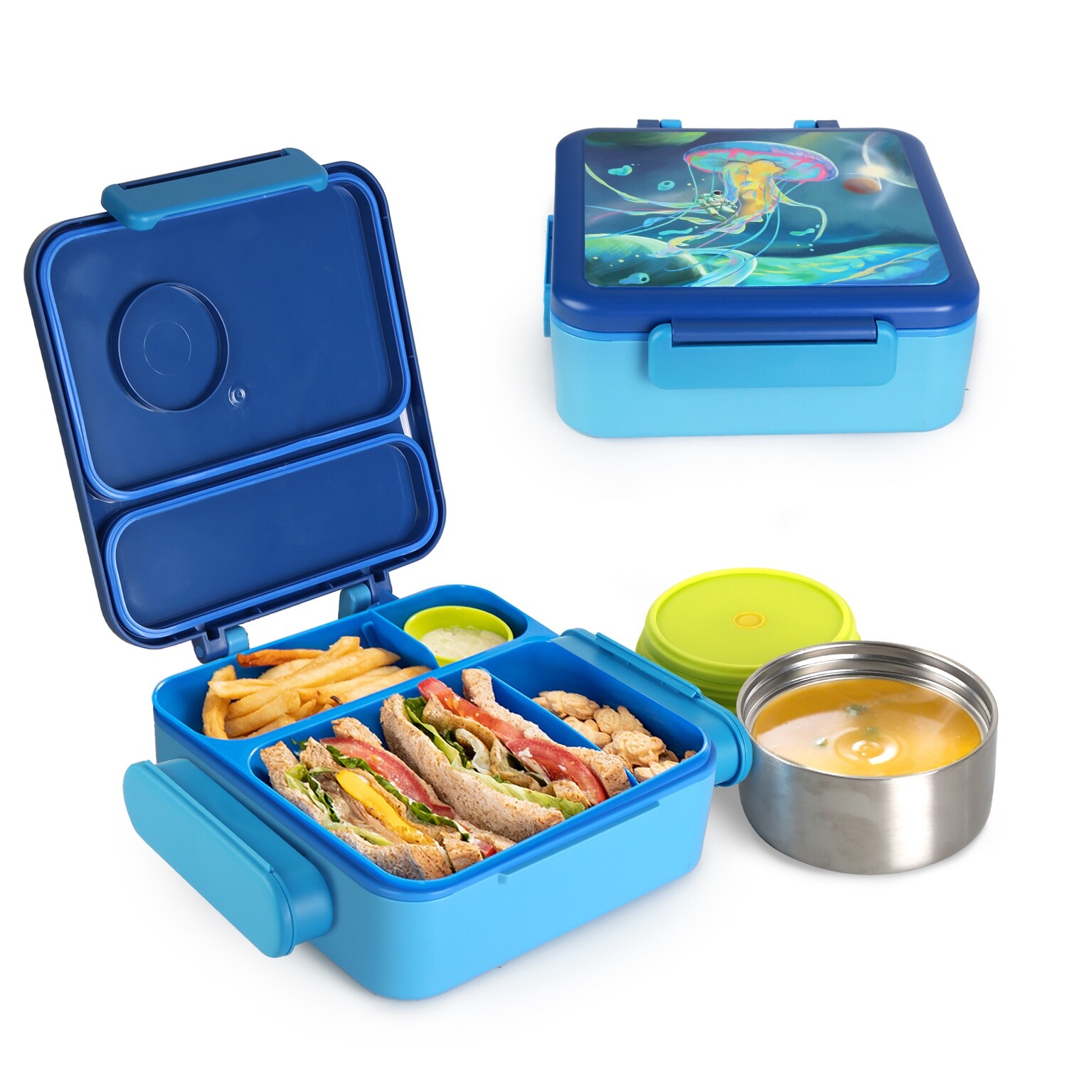 Insulated Lunch Box for Kids Lunch Box Thermal Lunch Container with Leak Proof