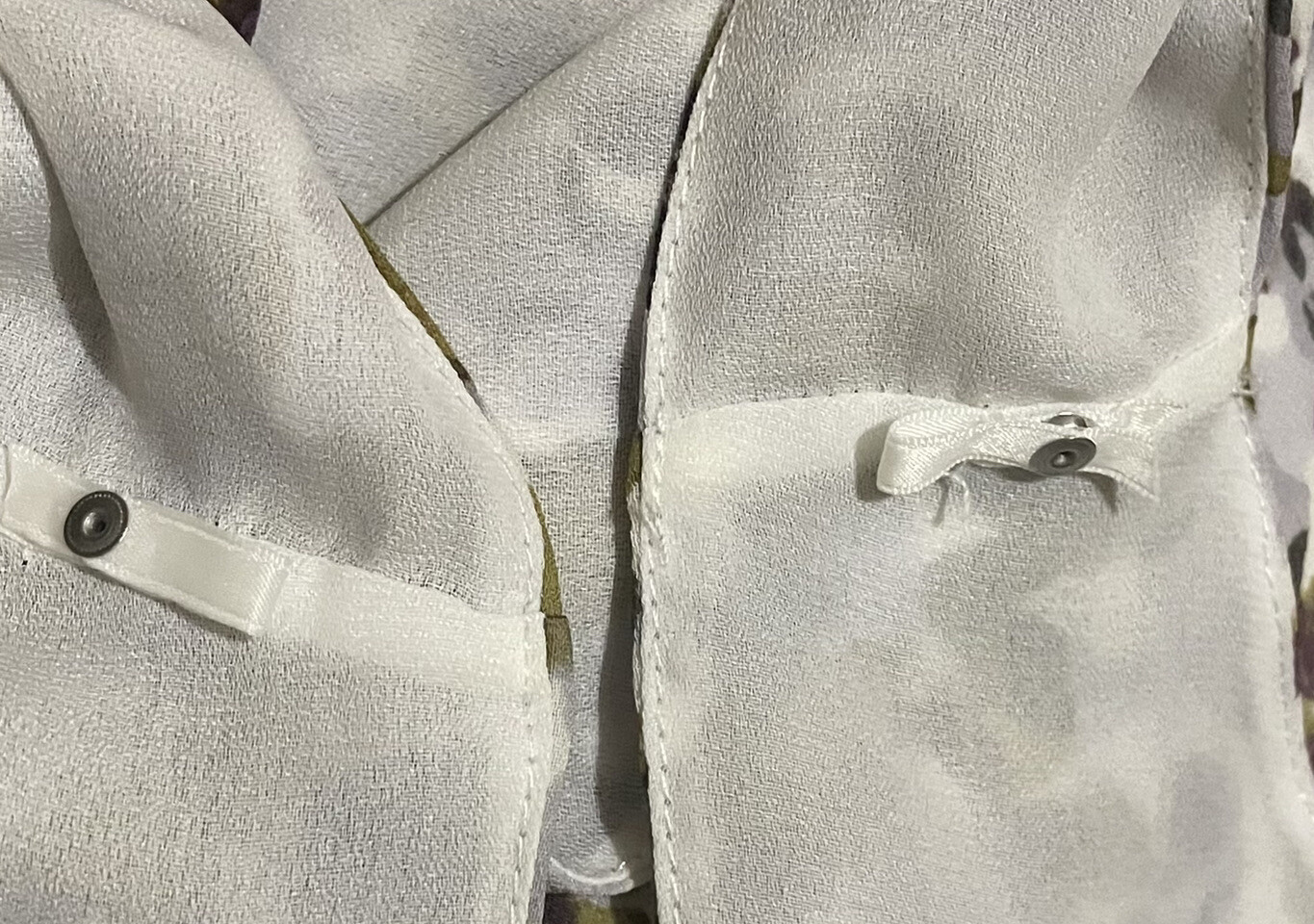 Pendleton Drape Neck Geometric Print Silk Blouse … - image 9