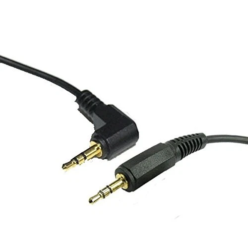 GRENDLE 2.5mm Mini Stereo Jack Male Plug to Right Angle 90° Cable 1.3m Audio Lead