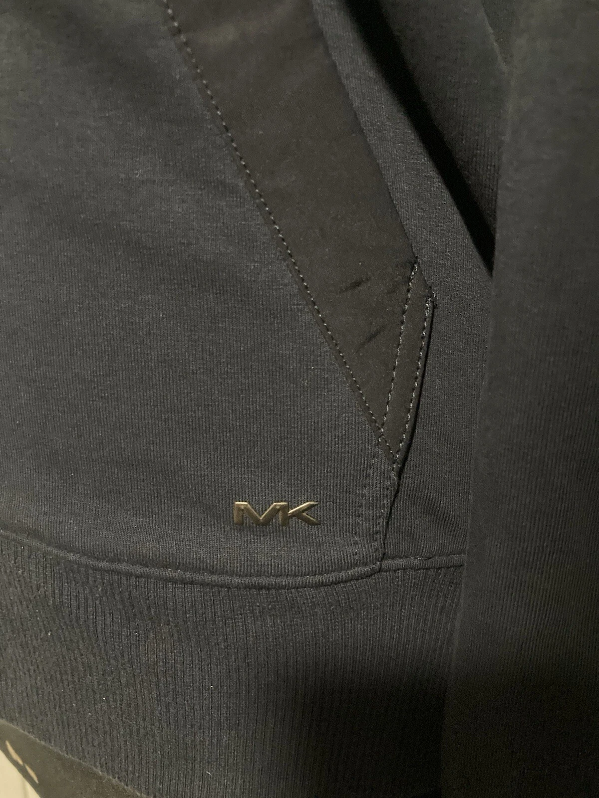 Felpa con cappuccio e zip intera Michael Kors uomo mezzanotte manica lunga S