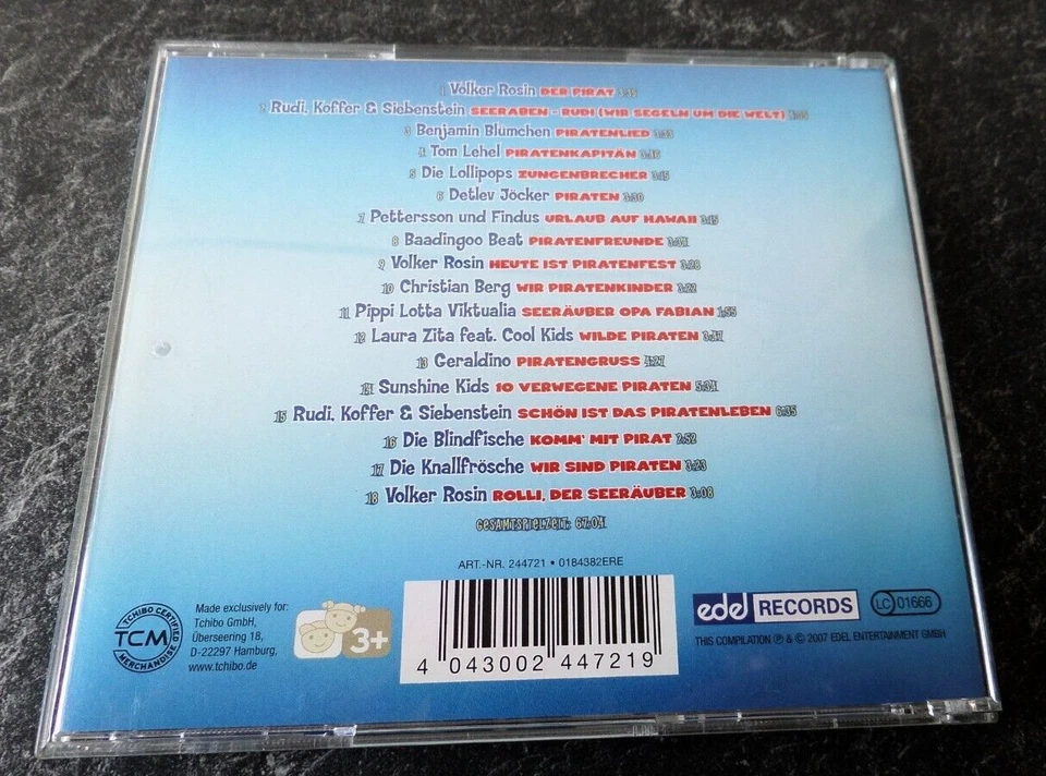 CD " Piraten-Party" 18 coole Piraten-Hits mit Volker Rosin und vielen anderen - Bild 4 von 4