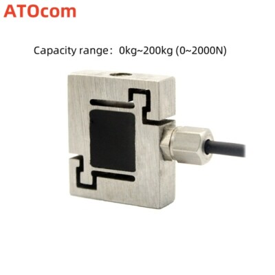 ATO Micro Load Cell S Type Tension and Compression Load Cell Sensor M3 Thread