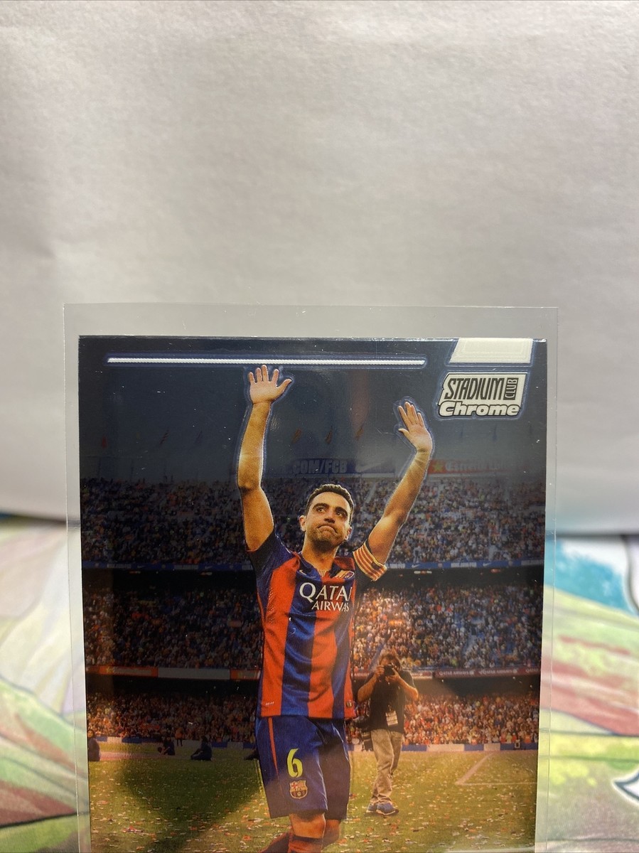 2021-22 Topps Chrome Stadium Club Xavi #6 FC Barcelona | eBay