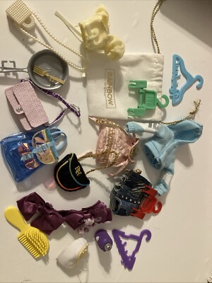 Lot Rainbow Bags Clothing Stuff. Condition is Used.