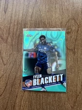 2022 Topps Chrome MLS Aqua Lava Refractor Tyler Blackett Cincinnati Soccer /299