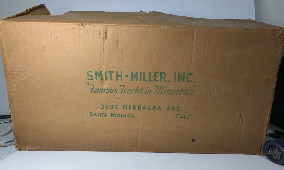 Camión de bomberos Smith Miller Mack de colección, S.M.F.D.  - Caja - Escalera de trabajo Foto 4 de 4