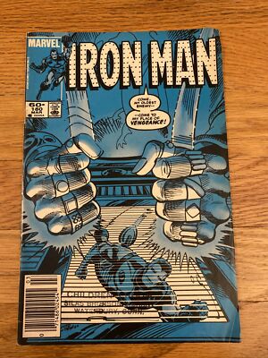 RARE Vintage Marvel Comics Ironman #180 1984 Mandarin 10