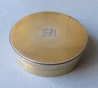 Solid silver box KELLER Paris silver box antique old pillbox 66gr