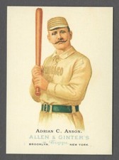 ADRIAN C ANSON 2006 Topps Allen and Ginter #316 Base Card Cap White Stockings