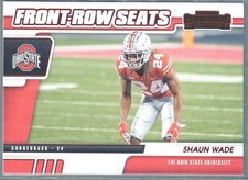 2021 Panini Contenders Shaun Wade Front Row Seats Red Foil