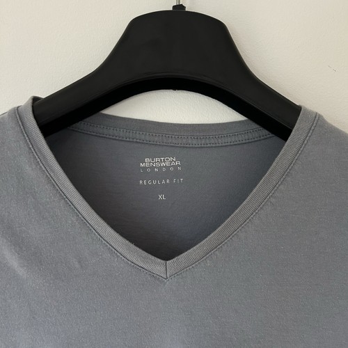 Men’s Burton plain grey t-shirt. XL. - Picture 4 of 4