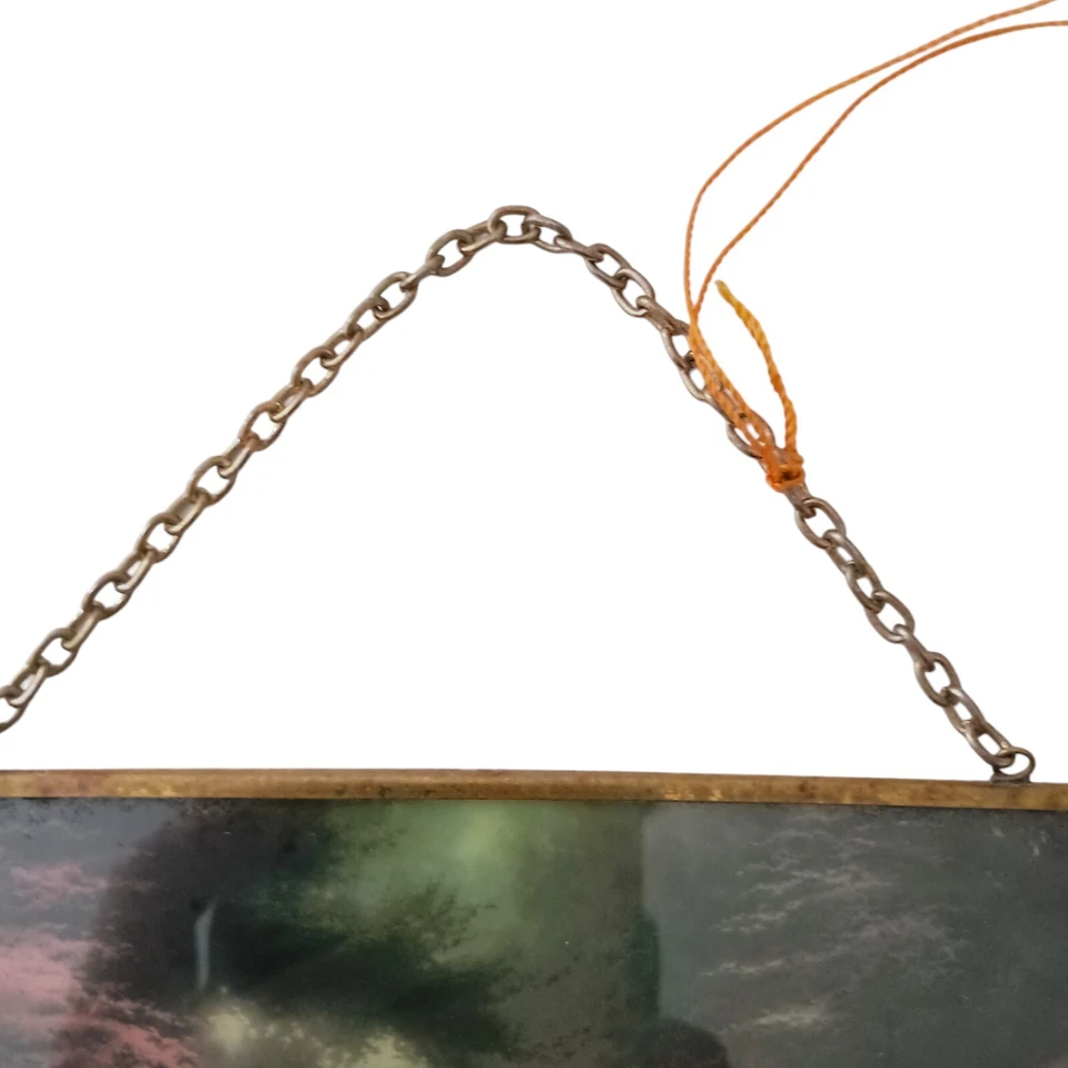 Thomas Kinkade Atrapasol Vidrieras Puente de Fe Ventana Arte Decoración De Colección Foto 4 de 4