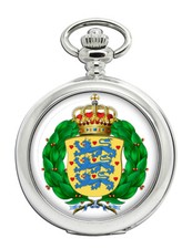 Royal Danish Army Kongelige Danske H ren Pocket Watch