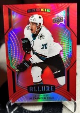2020 Upper Deck Allure #107 Alexander True San Jose Sharks RC Red Rainbow 