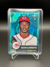 2022 Topps Chrome REIVER SANMARTIN #441 Rookie Aqua Lava Refractor /299