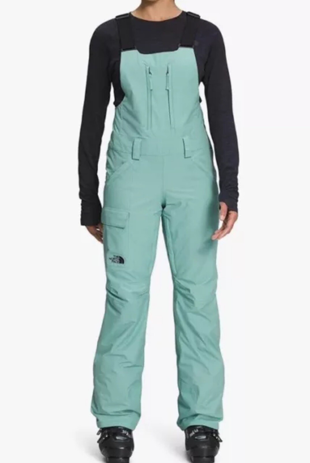 The North Face Women’s Plus Freedom Ski Snow Bib Pant In Wasabi Sz 1X Nwot