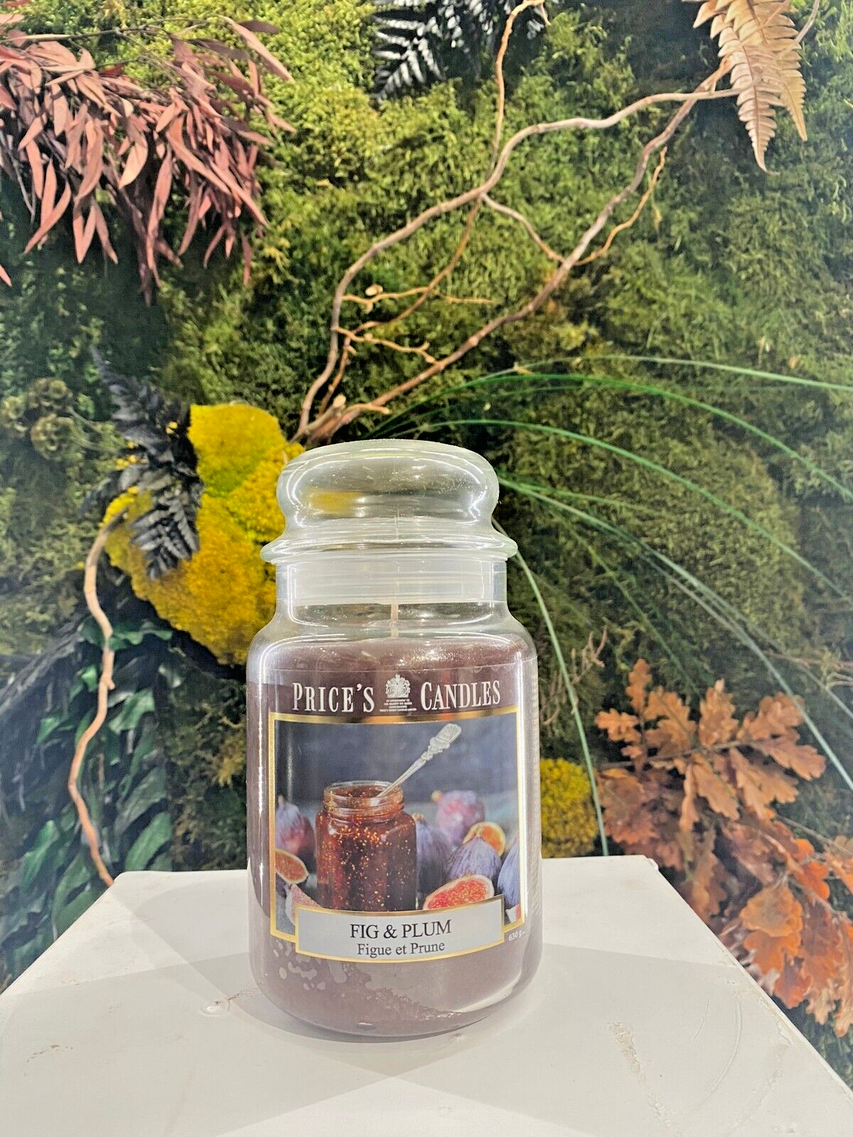 PRICE'S CANDLES  CANDELA GIARA GRANDE FIG & PLUM 630G