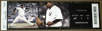 2018 New York Yankees Phantom Tie Breaker Game 1 Ticket CC Sabathia