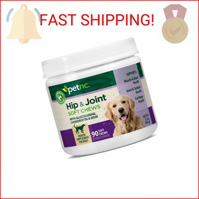 Petnc Hip & Joint Health Supplement for Dogs (90 Chews), Glucosamine Chondroitin