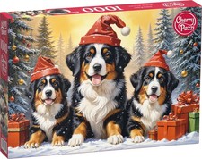 Holiday Puppies 1000-Piece Jigsaw Puzzle