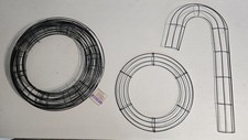 9 Pieces Wire Wreath Frame Christmas Metal round Wreath Form Holiday Wire Ring