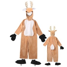 Reindeer Costume Outfit Children Deer Animal Costume for Christmas