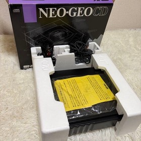 SNK Neo Geo CD CD-T01 Console Complete Set Tested Used Good Condition With Box