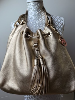 Michael Kors Tasche Leder Gold