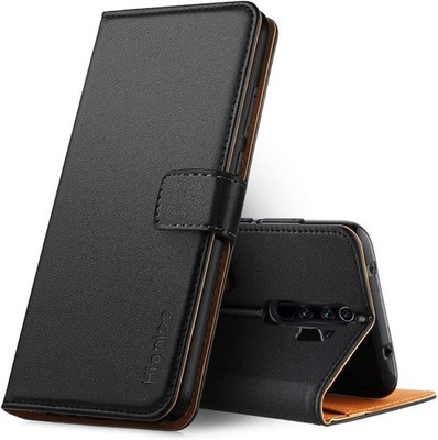 Hülle Kompatibel für Xiaomi Redmi Note 8 Pro, Handyhülle Premium Leder Flip Wa