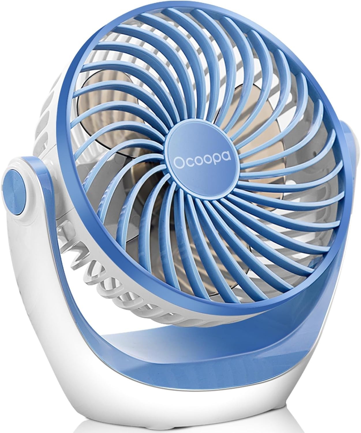Ventilateur de bureau USB silencieux avec 3 vitesses réglables