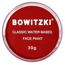 Bowitzki 30g Professional Face Paint Body Water Based painting Red 