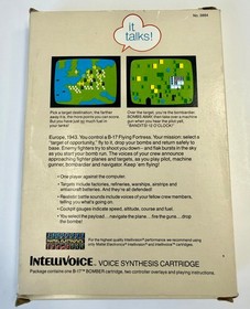 Intellivision Intellivoice Voice Synthesis Module w/ B-17 & Space Spartans Games