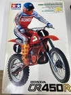 1/12 Tamiya Honda CR450R Motocrosser Dirt Bike Model Kit 1418 #75
