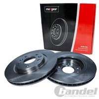 2X Maxgear Bremsscheiben 296Mm BelÜFtet Vorne Passend FüR Nissan Leaf Qashqai X-